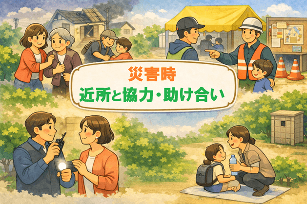 災害時の近所との協力：助け合いが命を守る