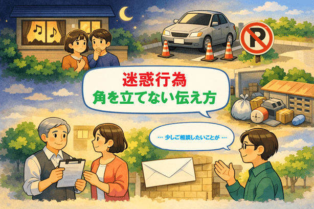 地域での迷惑行為の伝え方：角を立てずに気づいてもらうポイント