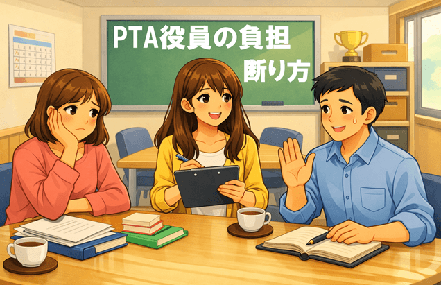 PTA役員の負担・断り方：無理なく関わるための考え方