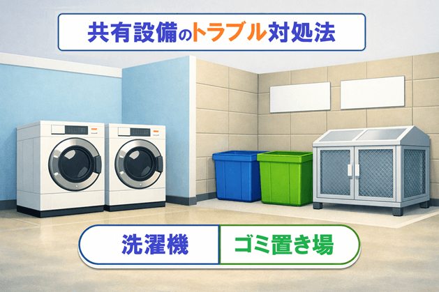共有設備の使い方（洗濯機・ゴミ置き場）で困ったときの対処法